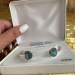 Kohls Kohl’s Genuine Marcasite Silver Plated Open Bangle Bracelet Photo 1