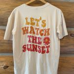 Let’s Watch the Sunset Graphic Tee Size M Photo 2