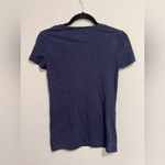 Aeropostale  Y2K Navy Fitted Crewneck Women’s Tee T-Shirt Sz S EUC Photo 1