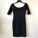 Eliza J  Sparkle Knit Off The Shoulder Sheath Dress Black 6 Photo 6
