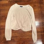 525 America Cream Knit Sweater Size M Photo 0