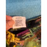 Jams World  Vintage Y2K Midi Slip Dress Asymmetric Hem Medium M Hibiscus Forest Photo 3