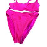 BECCA by Rebecca virtue  Pucker Up Danielle High-Waist Bikini Top & Bottom Size S Photo 9