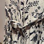 Roller Rabbit  Floral Print White and Blue Midi Dress Photo 4