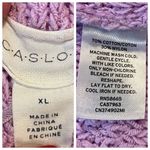 Caslon Hooded Sweater Snap Front Kangaroo Pocket Purple Orchid Women’s Size XL Photo 11