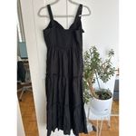 CAMI NYC Black Kaylyn Sleeveless Bow Tiered Cutout Midi Dress, Size M, NWOT Size M Photo 3