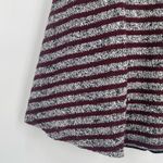 Free People  Womens Maverick Eggplant Purple/Gray Stripe V-Back Mini Dress Size S Photo 6