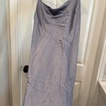 EXPRESS  cowl neck satin midi dress Photo 11