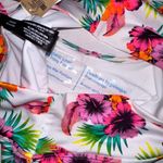 PINK - Victoria's Secret  Womens High Waist Shortie White Floral Swim Bottoms XL NWT Photo 7