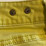 CAbi Womens Skinny Jeans Size 4 Citron Yellow Denim Stretch #5084 Photo 4