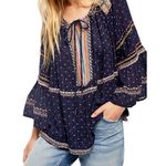 Free People Talia Embroidered Blouse Photo 4