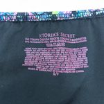 Victoria’s Secret Strappy Cheeky Bikini Bottom | Splatter Paint Print | Small Black Photo 2