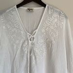 Show Me Your Mumu Peta Lace Up Tunic White XS Photo 1
