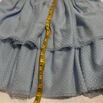 Hill House The Clara Tulle Tiered Dotted Mini Skirt Powder Blue Small :Box 0013: Photo 11