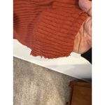 Free People We the Free Mock Neck Lover Split Back Tunic Top Red Women’s Size Medium Photo 3