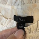 J.Crew Embroidered Cotton Poplin Puff Sleeve Top Blouse Medium Photo 2