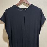 Monrow short sleeve drawstring waist jogger size small jumpsuit Black Photo 7