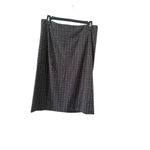 Peace of Cloth Brown Plaid A Line Skirt Size 8 Photo 7