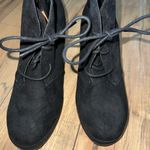 Merona black wedge suede heels Photo 1