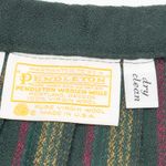 Pendleton Vtg  Wool Pleated Skirt Size 10 Heritage Preppy Dark Academia Old Money Photo 6