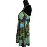 R & M Richards Vintage Y2K Dress Floral Drape Front Size 14 Party Fit Flare Photo 2