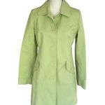 Loft Ann Taylor Womens Light Mint Green Medium Length Jacket Coat Sz Small Photo 0