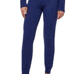 JustFab Tailored Lounge Pants in Medieval Blue, Size L Photo 0