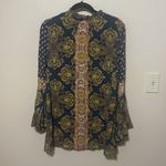 Free People ‎ Magic Mystery Long Flared Sleeve V-Neck Tunic Size Small Photo 5