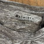 Athleta  crossover back long sleeve gray shirt Photo 4