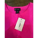 C By Bloomingdale's Cashmere V Neck Cardigan Women's Size XXL Ultra Pink Photo 4