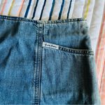 Guess Vintage y2k  jeans high waist denim slit jean mini skirt Photo 2