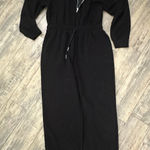 PaperMoon NWT  Women's Black Zoe Soft Knit Jumpsuit Size Large Photo 0