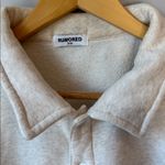 Rumored Airport Sweatshirt Medium Oversized Pullover Tan Photo 6