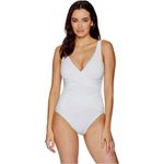 Tommy Bahama New.  white cross front swimsuit. Size 14. Retail $140 Photo 2