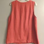 J. Jill Women's Silk & Linen Red Lined Sleeveless Tank Top Size M Photo 1