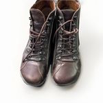 Donald J Pliner Combat Boots Booties Shoes Women's Size 9 Brown Leather‎ Lace Up Photo 8