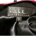 Nicole Miller VINTAGE Evening Jacket Jacquard Black Shimmer Rhinestone Med 80s Photo 2