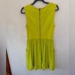 Bar III  neon green bubble dress size medium Photo 4