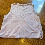 Barre3 pale pink sleeveless cropped athletic t Photo 2