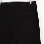 American Giant Black Wide Leg Crop Pants Size 14 Made in USA Photo 5
