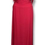 Morilee Madeline Gardner Formal Maxi Dress Sweetheart Flutter Sleeve Bridesmaid Red Size 18 Photo 0