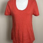 Apt. 9  Short Sleeve Orange Sweater Size XL Photo 0