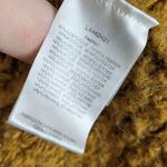 Molly Bracken  MUSTARD YELLOW  CHUNKY KNIT OPEN WATERFALL HI LOW CARDIGAN S/M Photo 5