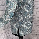 Notations petite paisley print button down blouse sz petite small Photo 4