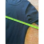 CeCe  Long Sleeve Crew Neck Mixed Fabric Blouse M Photo 6