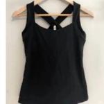 Lucy Fitness Top Shelf Bra Cross Back Black Photo 4