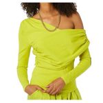 Terea By Andrea Pitter Citronella Small McKenzie Long Sleeve One Shoulder Top Photo 0