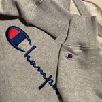 Champion  Reverse Weave Long Sleeve Sweatshirt Dress in Grey Photo 4