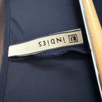 INDIES Navy Blue Mesh Sleeve Technical Jersey Cocoon Dress Maxi Midi Med / Large Photo 4