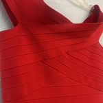 Stunning iconic bandage Red dress in off the shoulder Holiday Small Photo 7